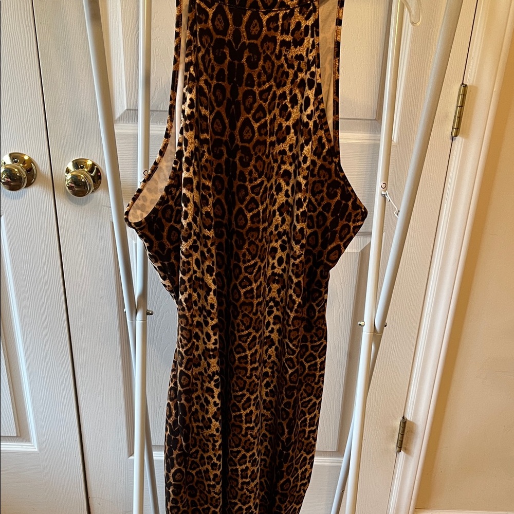 SHEIN Leopard Print Mini Dress